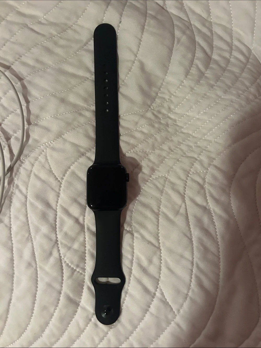 Apple Watch with Black Sport Band - Sleek Everyday Smartwatch